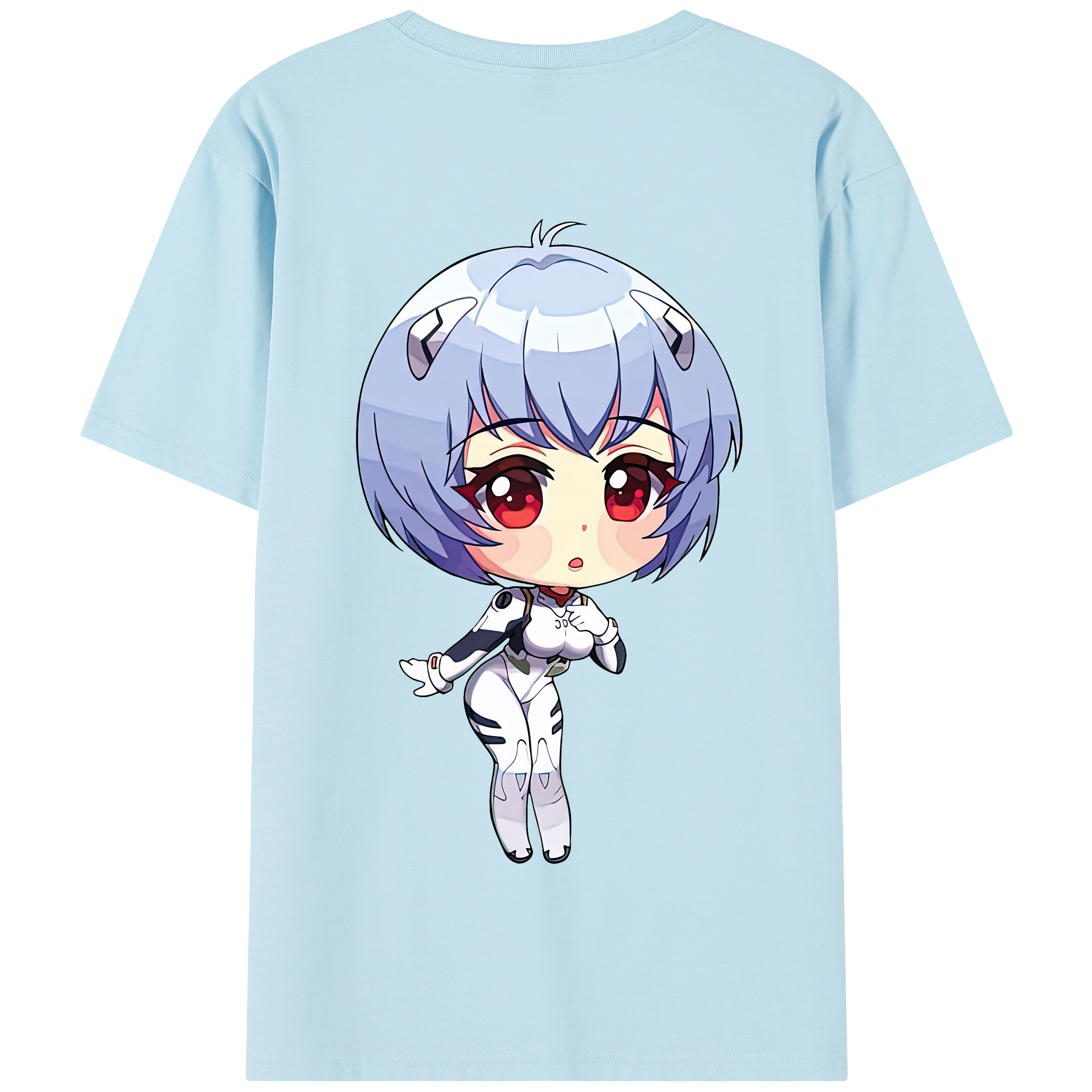 （画像用） EVA 新世紀エヴァンゲリオン 綿100％半袖Tシャツ（背面プリント）